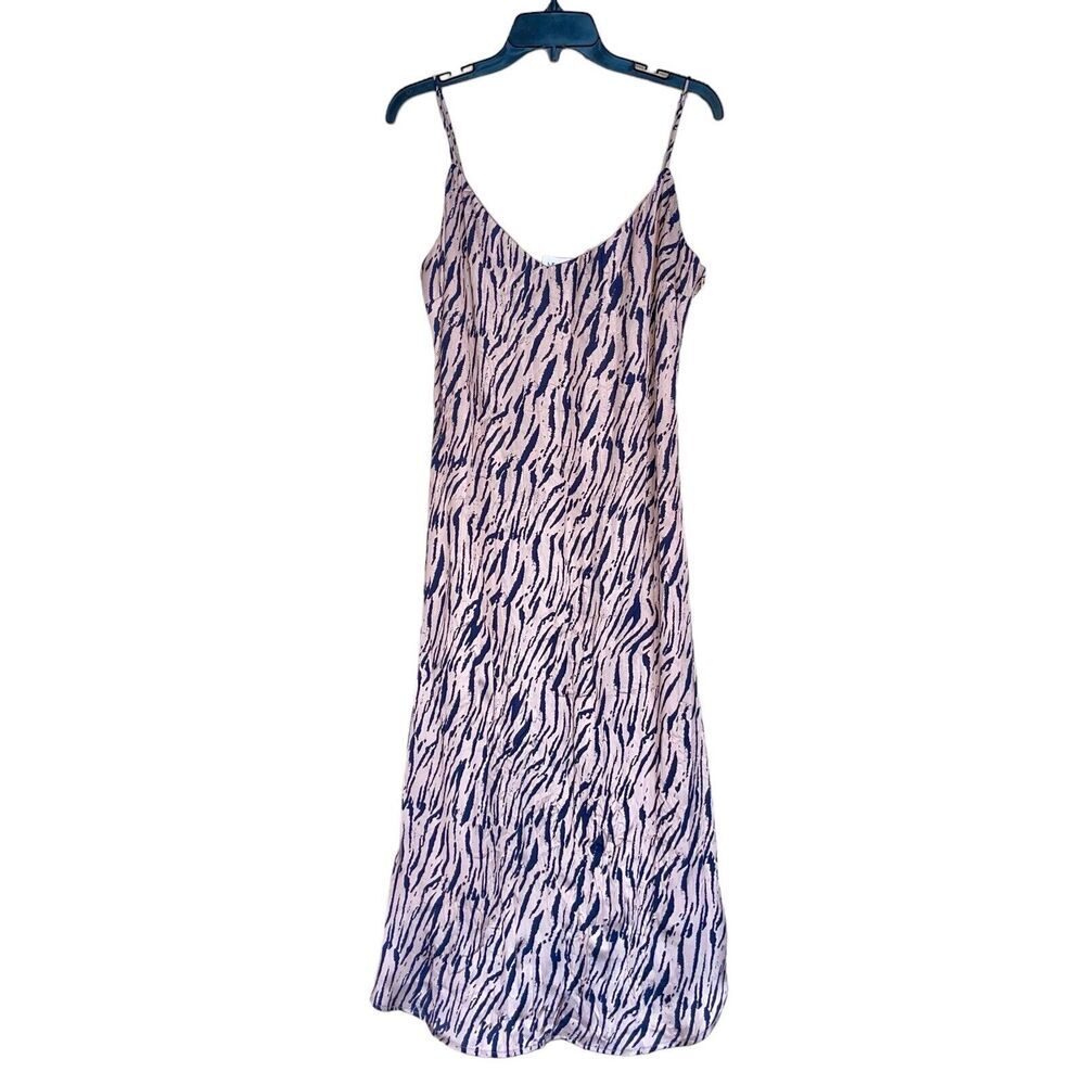 Midi Slip Dress Zebra
